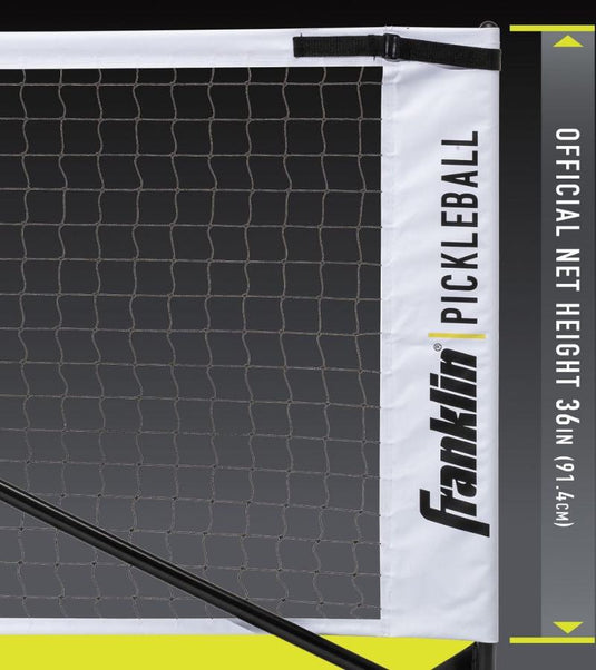 Franklin Official Tournament Full Sized Pickleball Net With Wheels