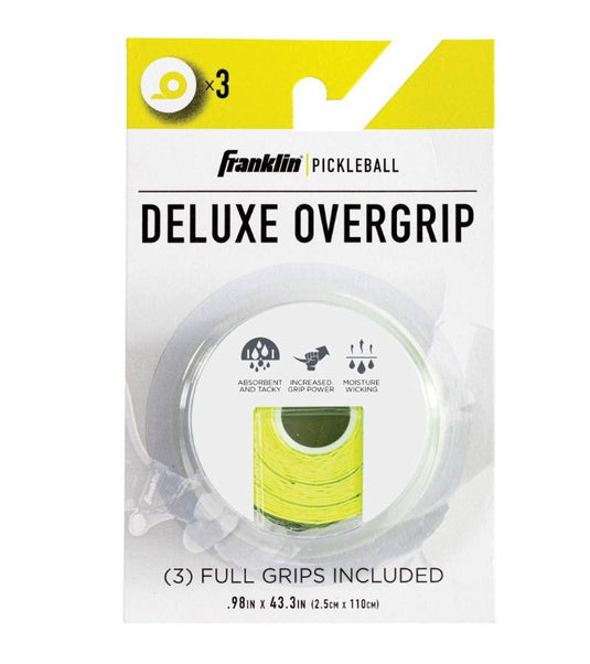Franklin Pickleball Paddle Overgrip 3 Pack- Mulitple Colors