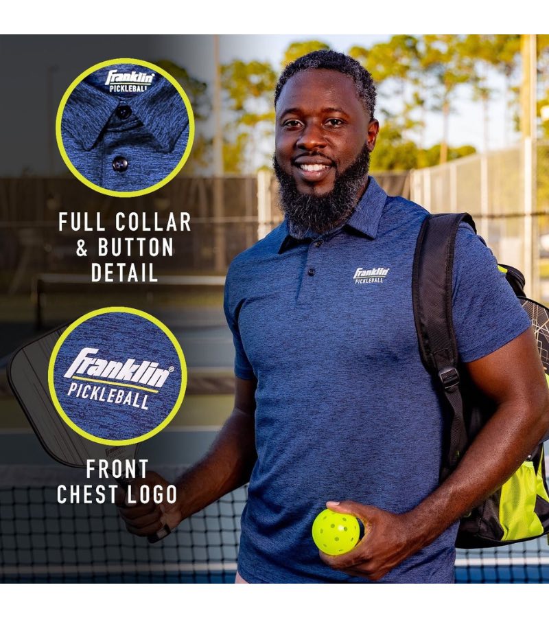 Load image into Gallery viewer, Franklin Performance Mens Pickleball Polo
