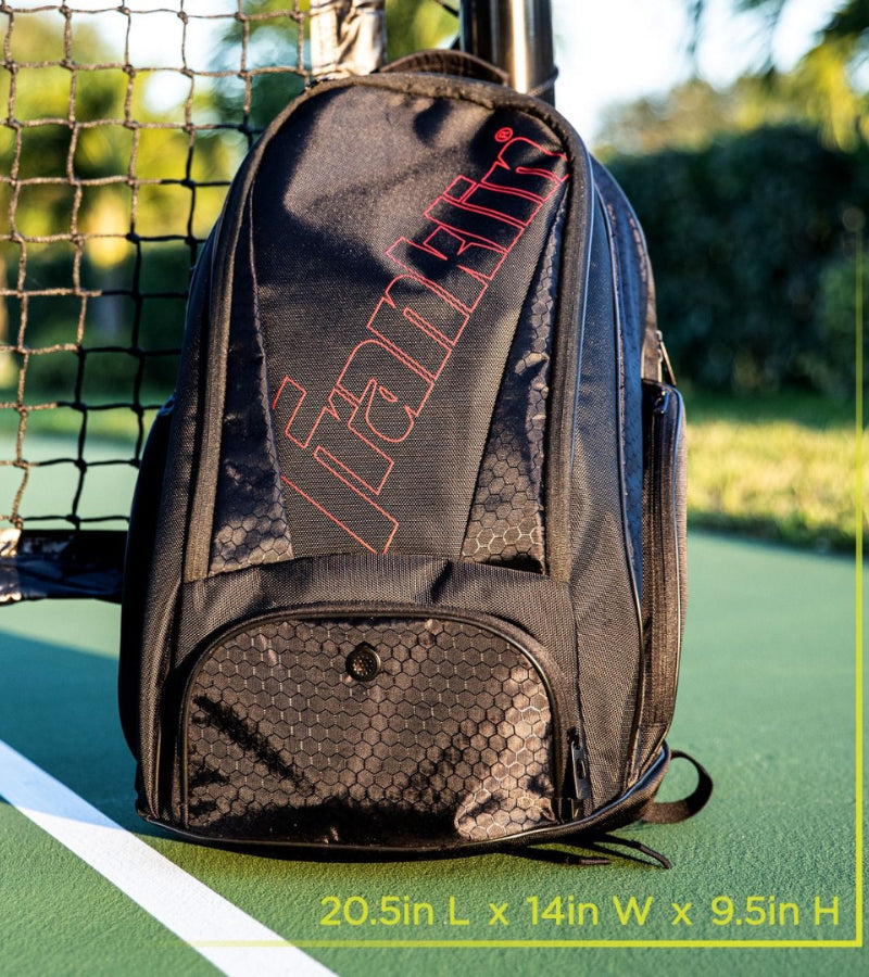 Load image into Gallery viewer, Franklin Deluxe Competition Pro Pickleball Backpack Red
