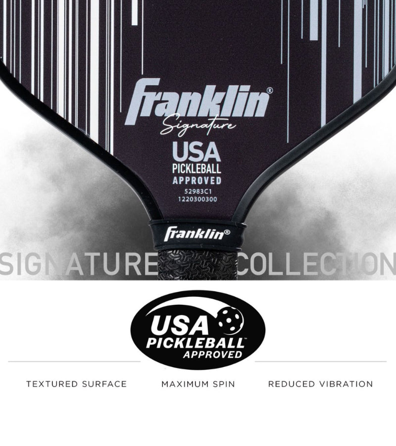 Load image into Gallery viewer, Franklin Signature Series Fiberglass Pro Pickleball Paddle Black

