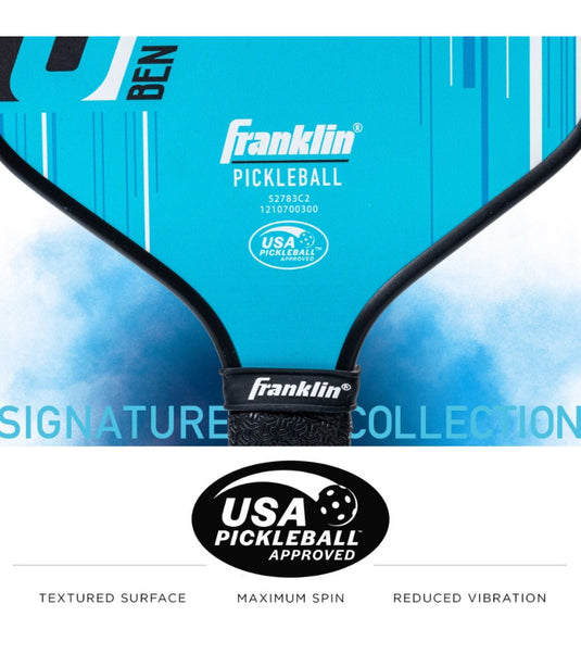 Franklin Signature Series Fiberglass Pro Pickleball Paddle Blue