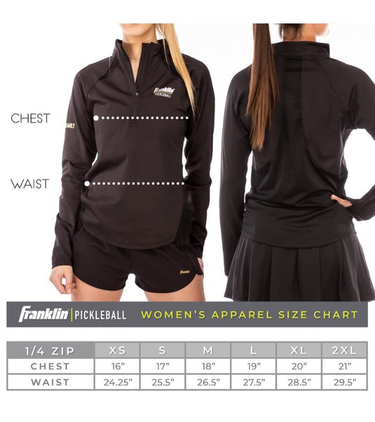 Franklin 1/4 Zip Long Sleeve Shirt - Womens