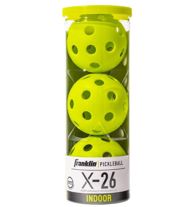 Franklin X-26 Performance Indoor Pickleballs 3-pack