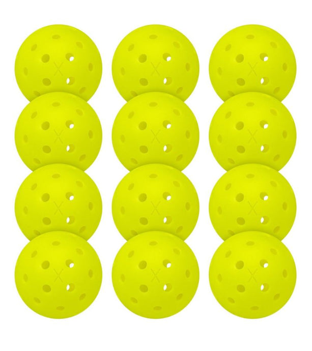 Franklin X-40 Performance Outdoor Pickleballs 12-pack