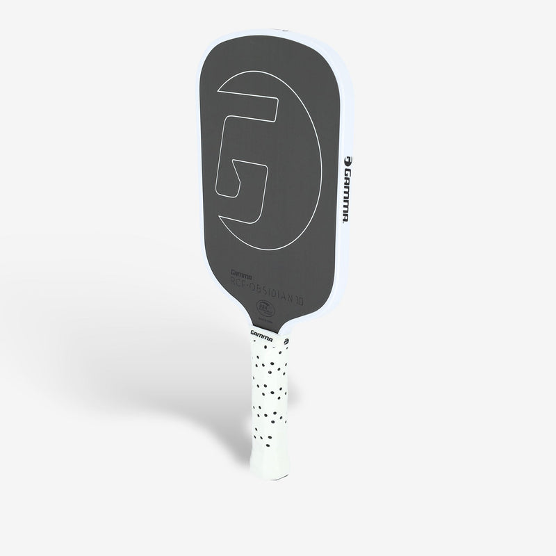 Load image into Gallery viewer, GAMMA Obisidan 10mm Pickleball Paddle Side View
