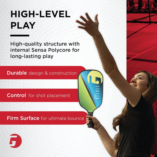 GAMMA Needle Graphite Pickleball Paddle Features