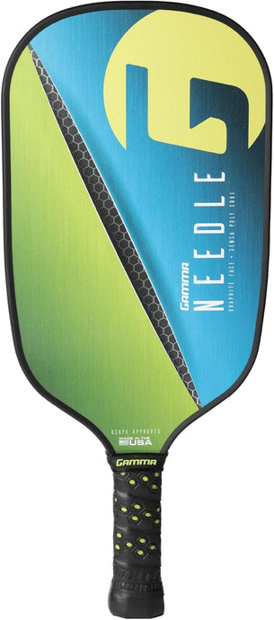 GAMMA Needle Graphite Pickleball Paddle - Blue/Green