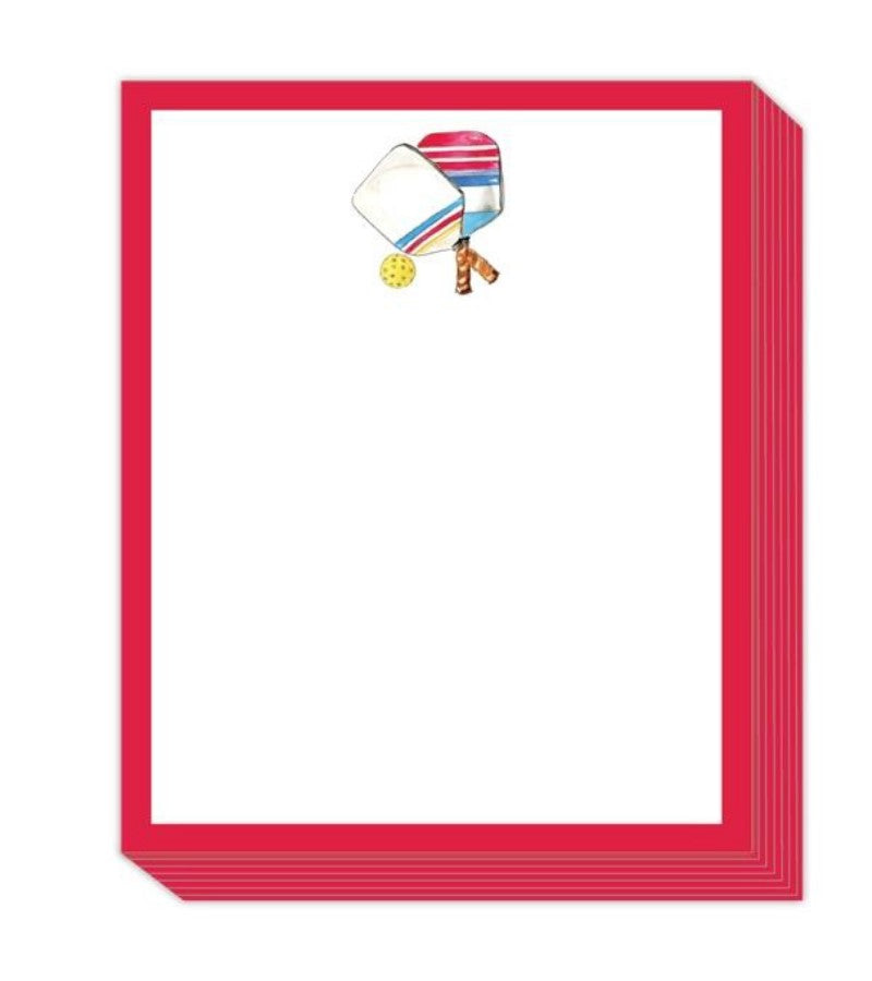 Load image into Gallery viewer, Pickleball Paddles Red Stack Note Pad
