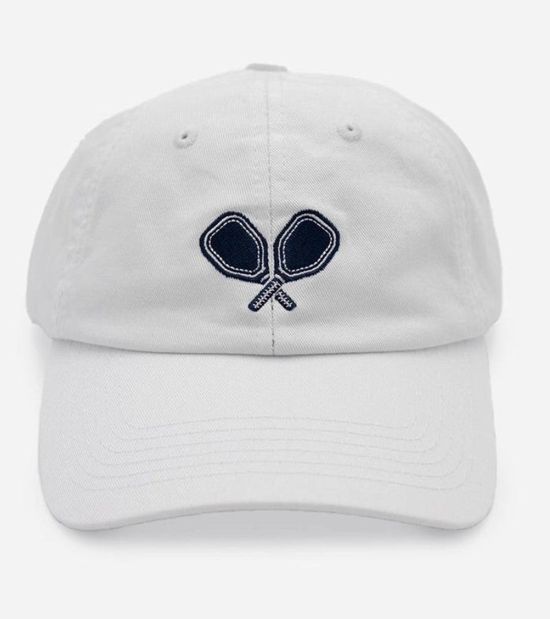 Load image into Gallery viewer, Just Mystic Pickleball Dad Hat - White
