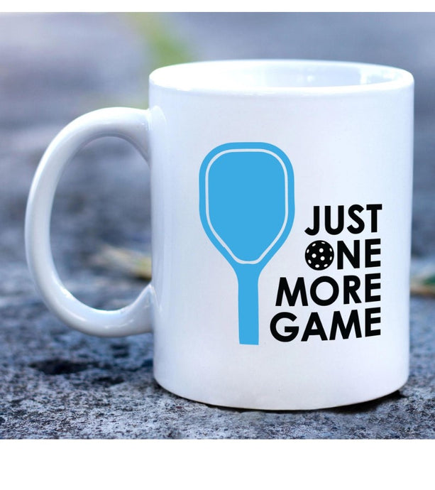 Just One More Game Pickleball Mug