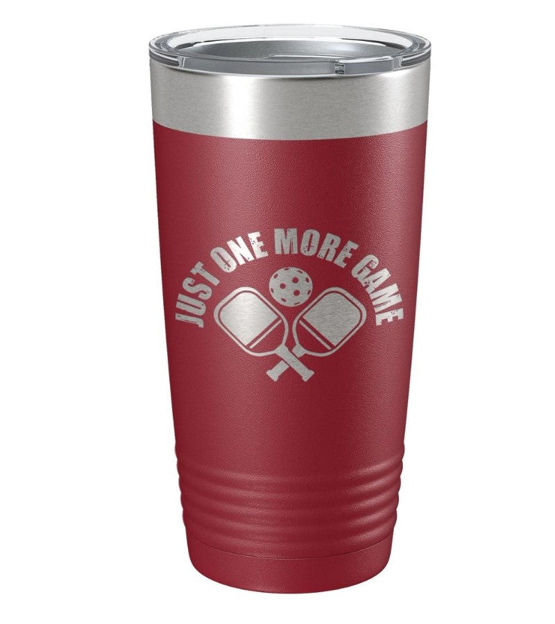 Load image into Gallery viewer, Just One More Game Pickleball Insulated Tumbler 20oz
