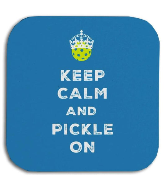 Keep Calm and Pickle On Coaster