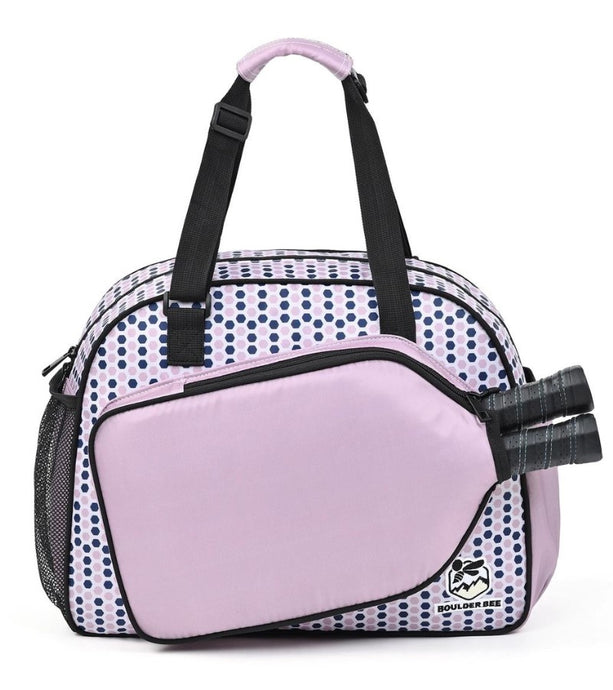 Boulder Bee Lavender & Blue Dot Pickleball Tote