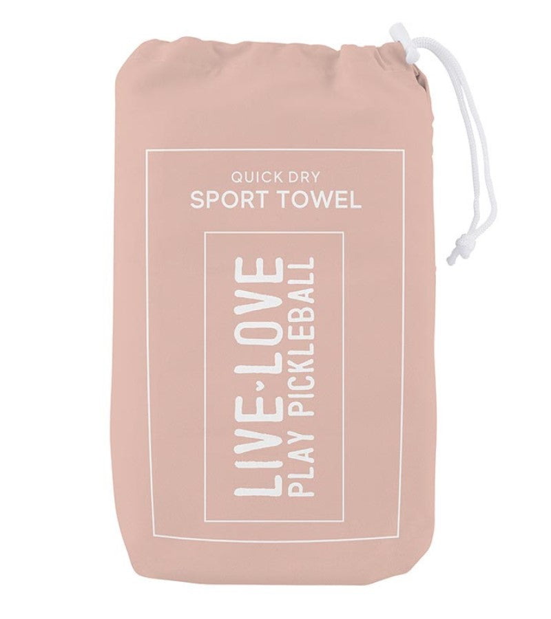 Load image into Gallery viewer, Live Love Play Pickleball Sport Towel Bag
