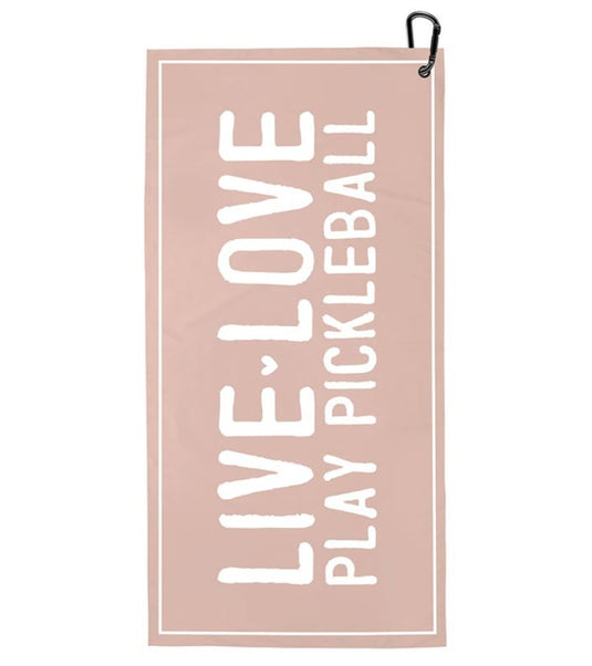Live Love Play Pickleball Sport Towel