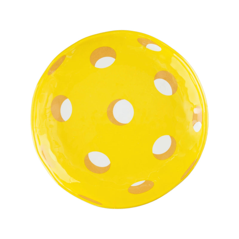 Load image into Gallery viewer, Melamine Pickleball Plates - Yellow
