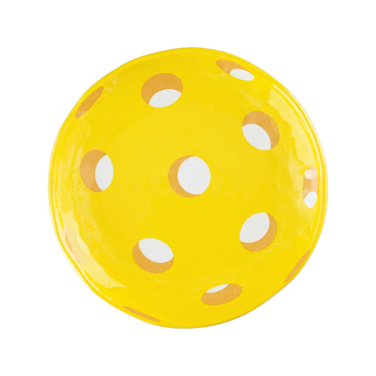 Melamine Pickleball Plates - Yellow