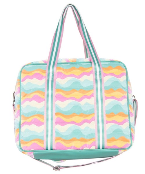 Mint Multi Abstract Pickleball Tote Back