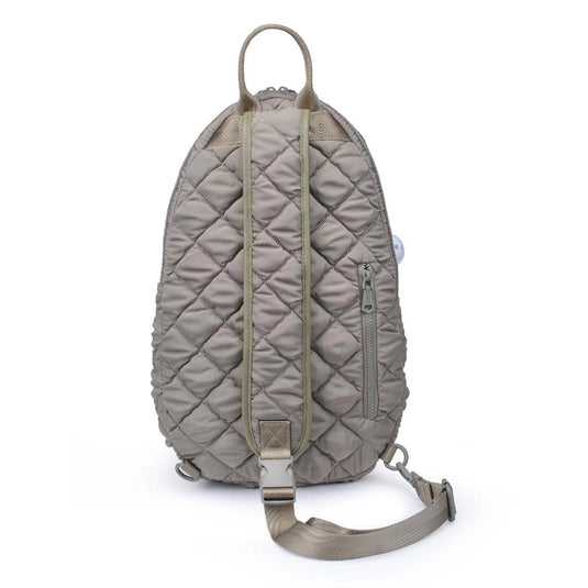 The Ace Pickleball Quilted Sling Bag - Desert Sage