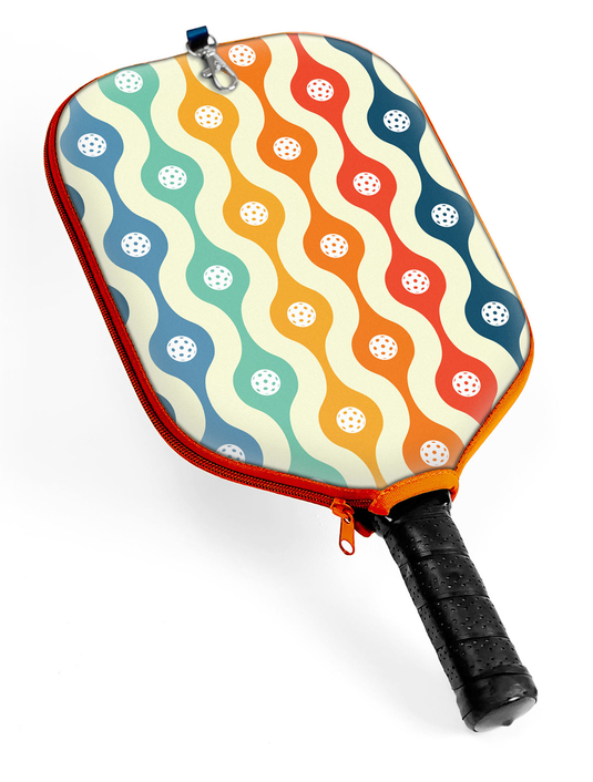 Pickleball Paddle Cover with Storage Pocket - Classic Dink