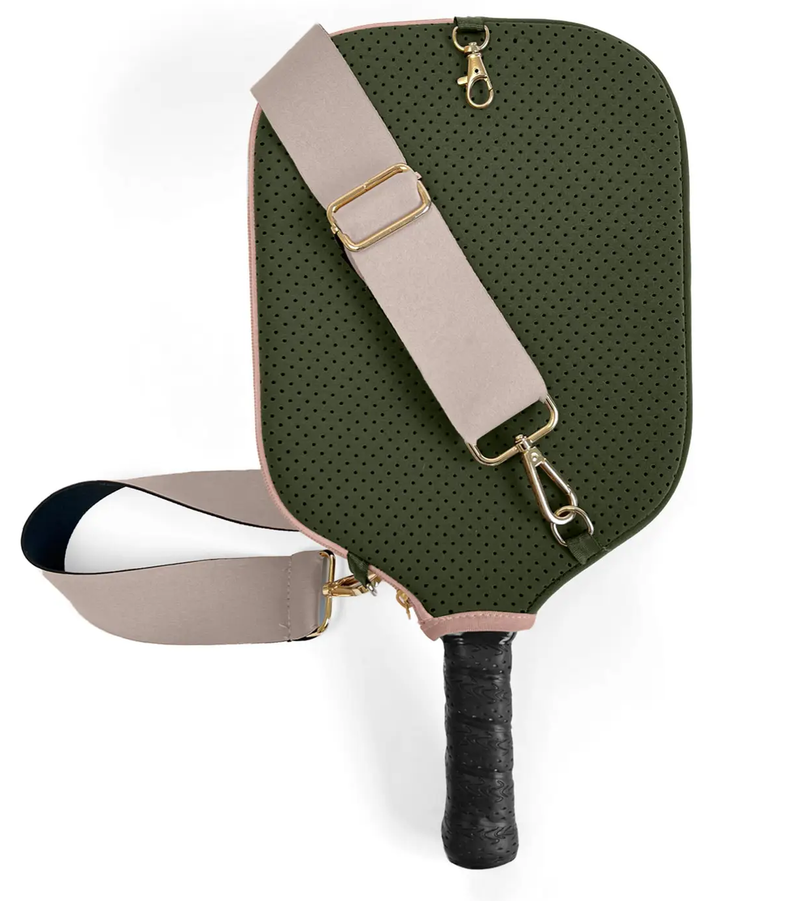Load image into Gallery viewer, Olive Neoprene Cross Body Paddle Cover
