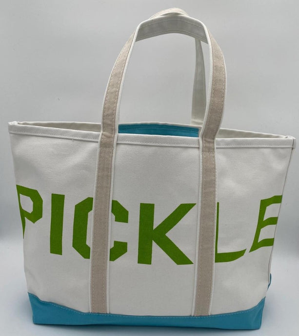 Pickleball Canvas Tote