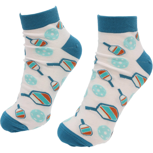 Pickleball Ankle Socks Teal