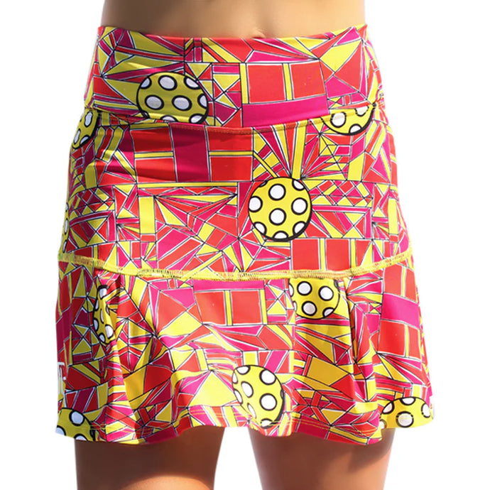 Pickleball Bella Angle Shot Skirt Drop Pleat Front