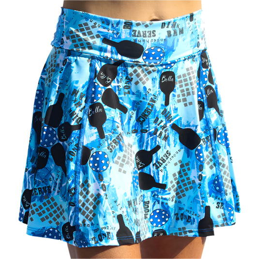 Pickleball Bella Graffiti 2 Skort Front