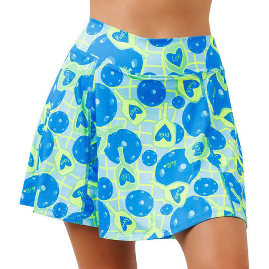 Pickleball Bella Net Worth Aline Skort Front View