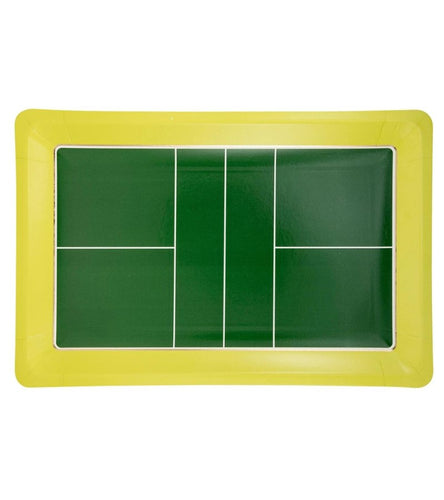 Pickleball Court Party Plates - Qty 8
