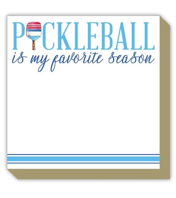 Pickleball Is My Favorite Season Luxe Notepad