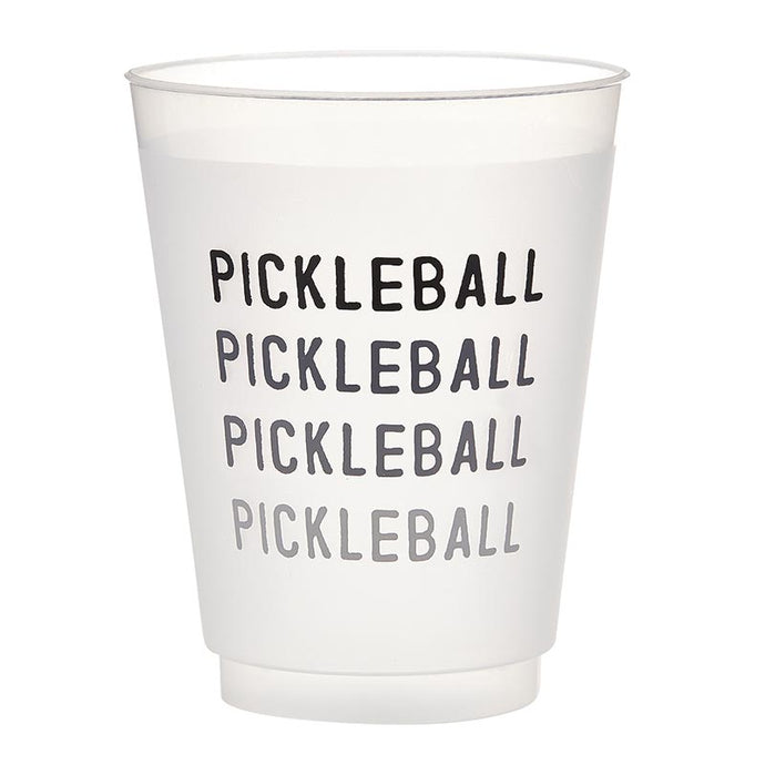 Pickleball Frosted Cups Set of 8