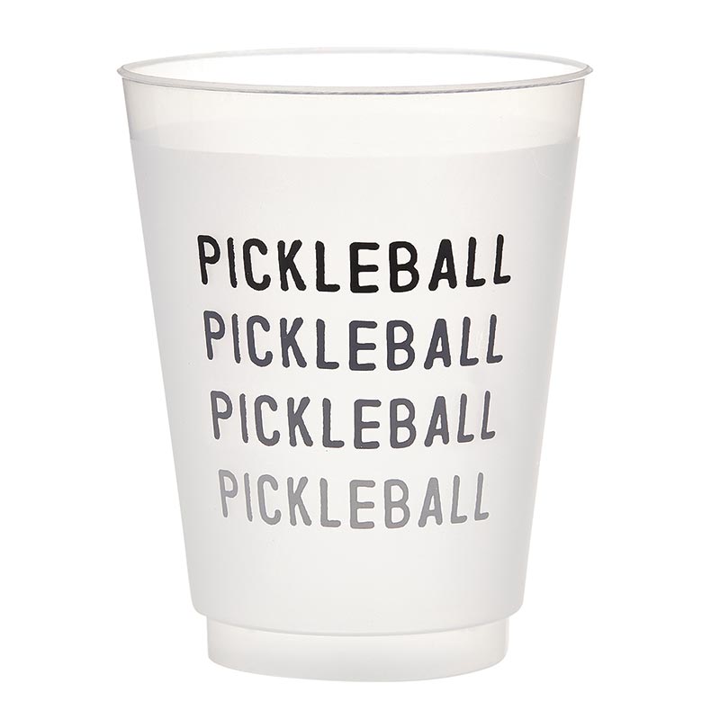 Load image into Gallery viewer, Pickleball Frosted Cups Set of 8
