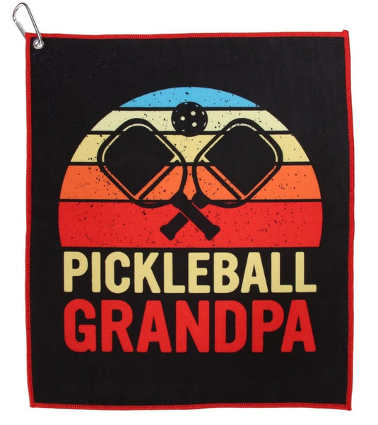 Pickleball Grandpa Sport Towel