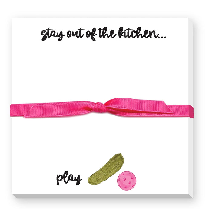 Stay Out of the Kitchen Pickleball Doodle Pad