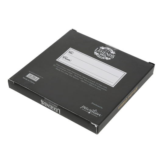 Pickleball Legend Slate Coaster Retail Box Back