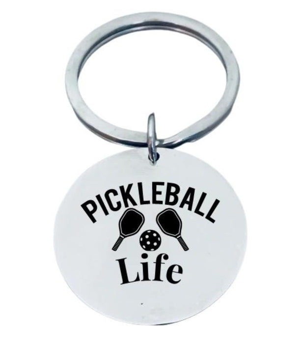 Pickleball Life Keychain