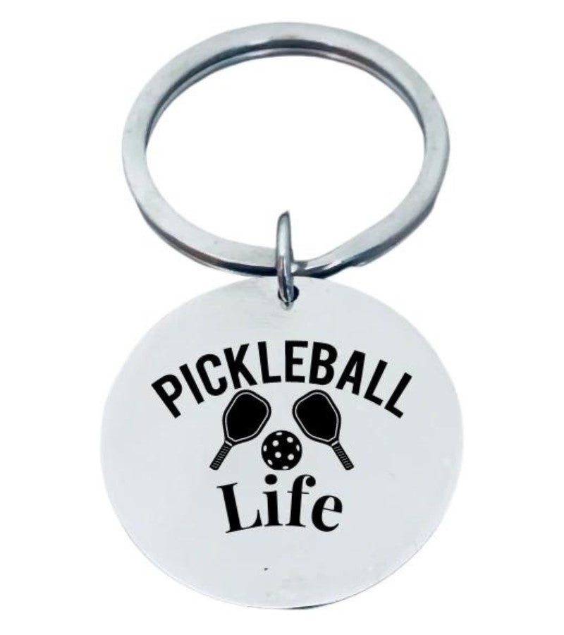 Load image into Gallery viewer, Pickleball Life Keychain
