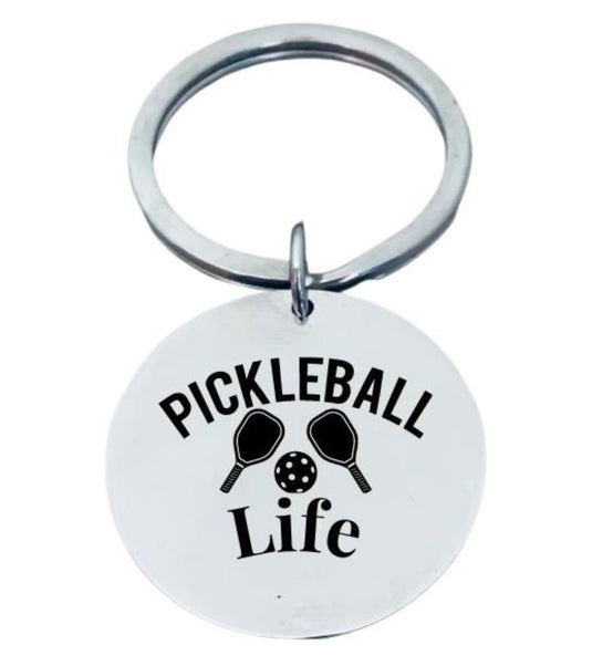 Pickleball Life Keychain