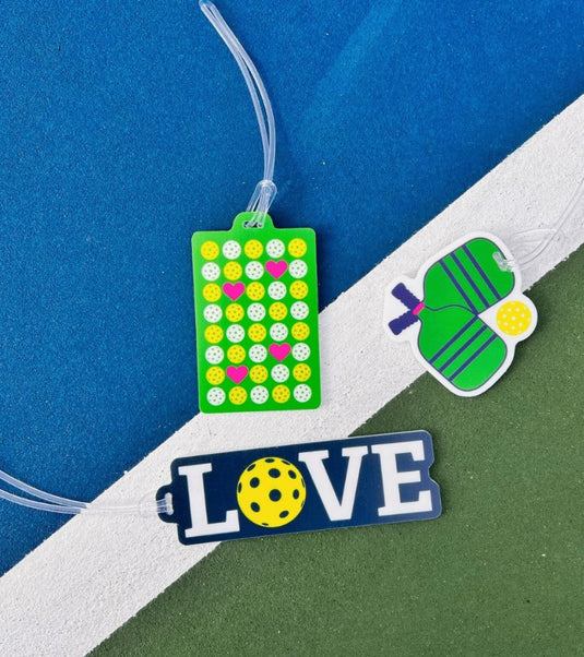 Pickleball Luggage Tag - 3 Designs