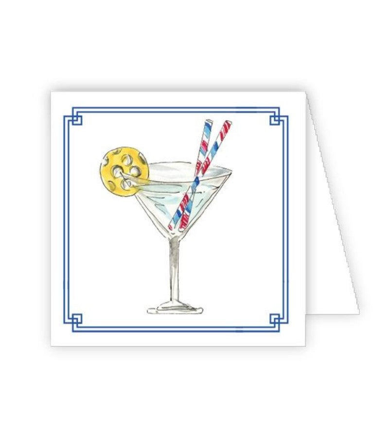 Load image into Gallery viewer, Pickleball Martini Gift Enclosure Card
