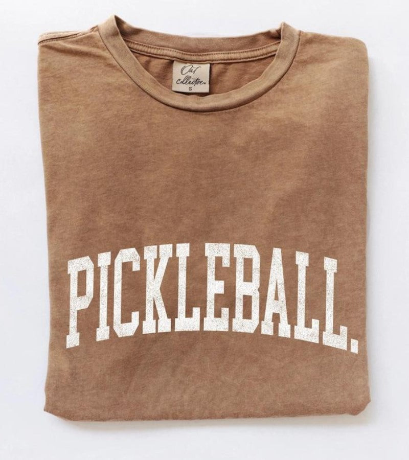 Load image into Gallery viewer, Pickleball Mineral Wash T-Shirt - Toast

