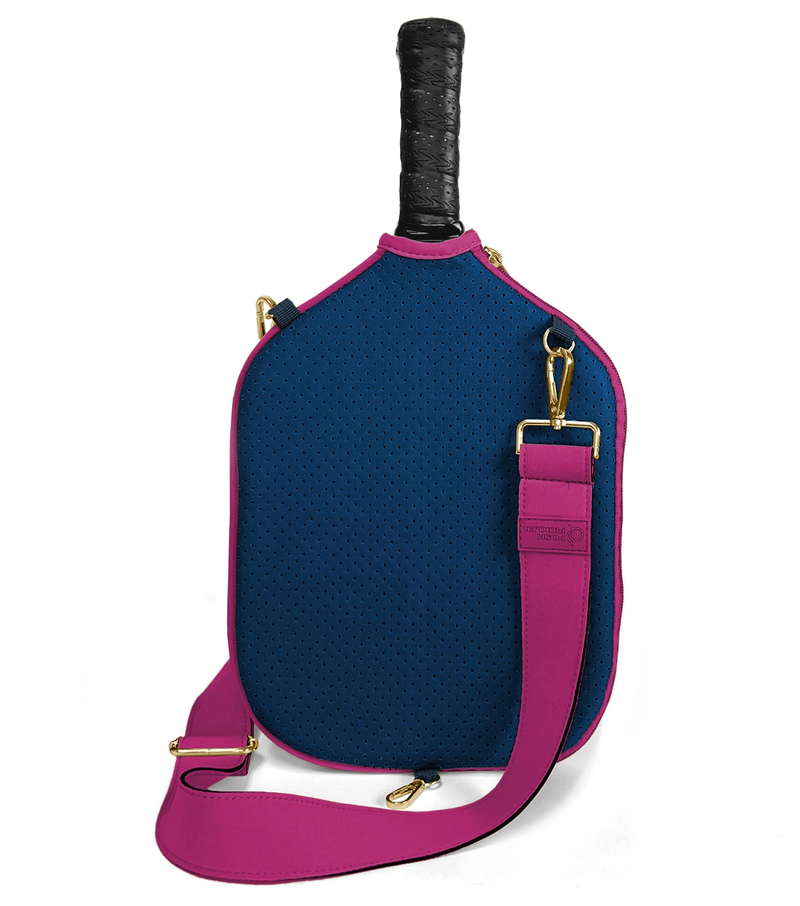 Load image into Gallery viewer, Navy Neoprene Cross Body Paddle Cover

