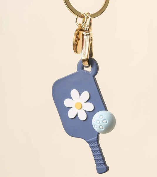 Pickleball Paddle Key Chain - Multiple Colors