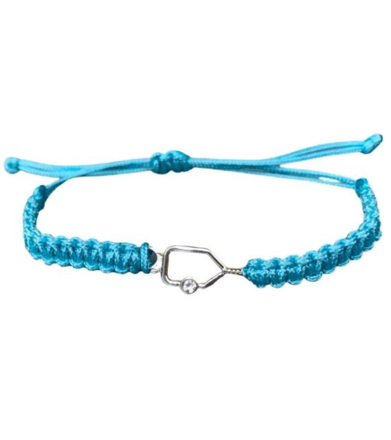 Load image into Gallery viewer, Pickleball Paddle Rope Bracelet - Light Blue
