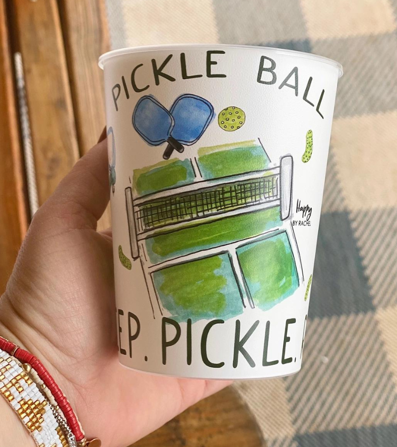 Load image into Gallery viewer, Pickleball Reuseable Stadium Cups - Set of 6
