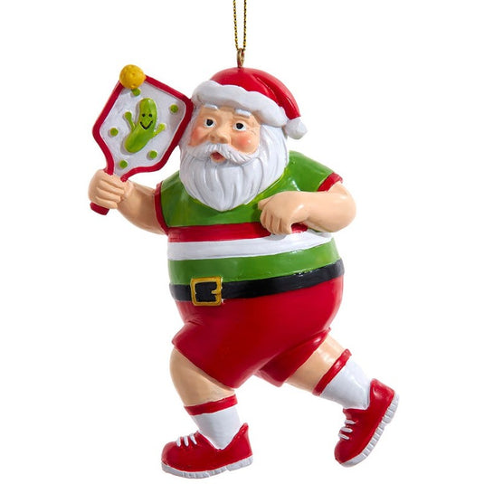 Pickleball 4.4" Santa Resin Ornament