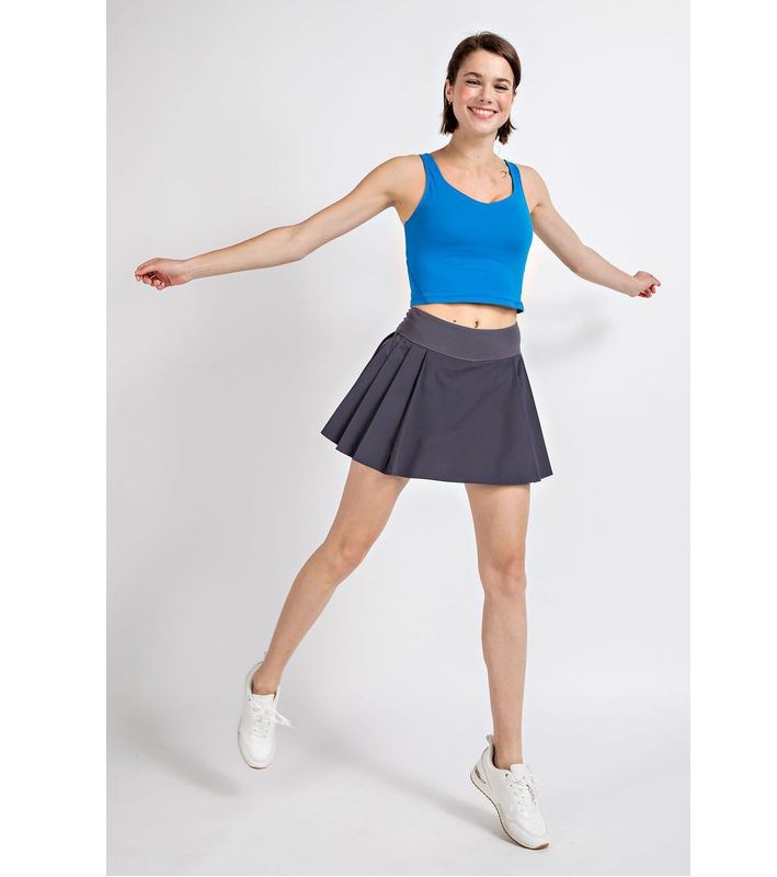 Load image into Gallery viewer, Pickleball Active Pleat Court Skort - Solid Colors
